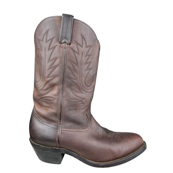 Durango Men’s Brown Leather Western Cowboy Boots Size US 11 EE - Picture 1 of 10